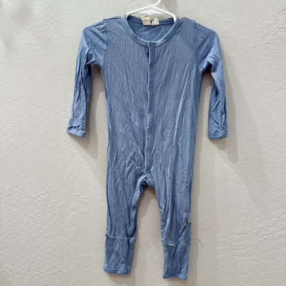 Kyte Baby Slate Snap Romper Pajamas - Picture 1 of 7